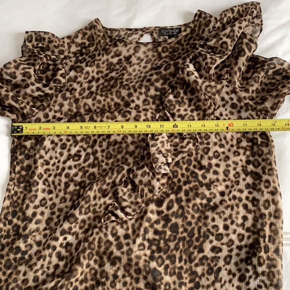 TOPSHOP leopard blouse - Picture 5 of 9